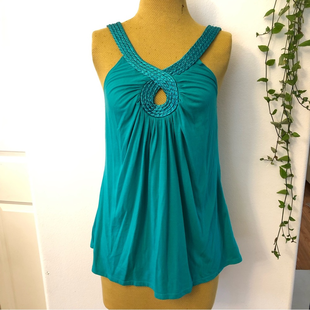 Debbie Miller Women Green Sleeveless Blouse